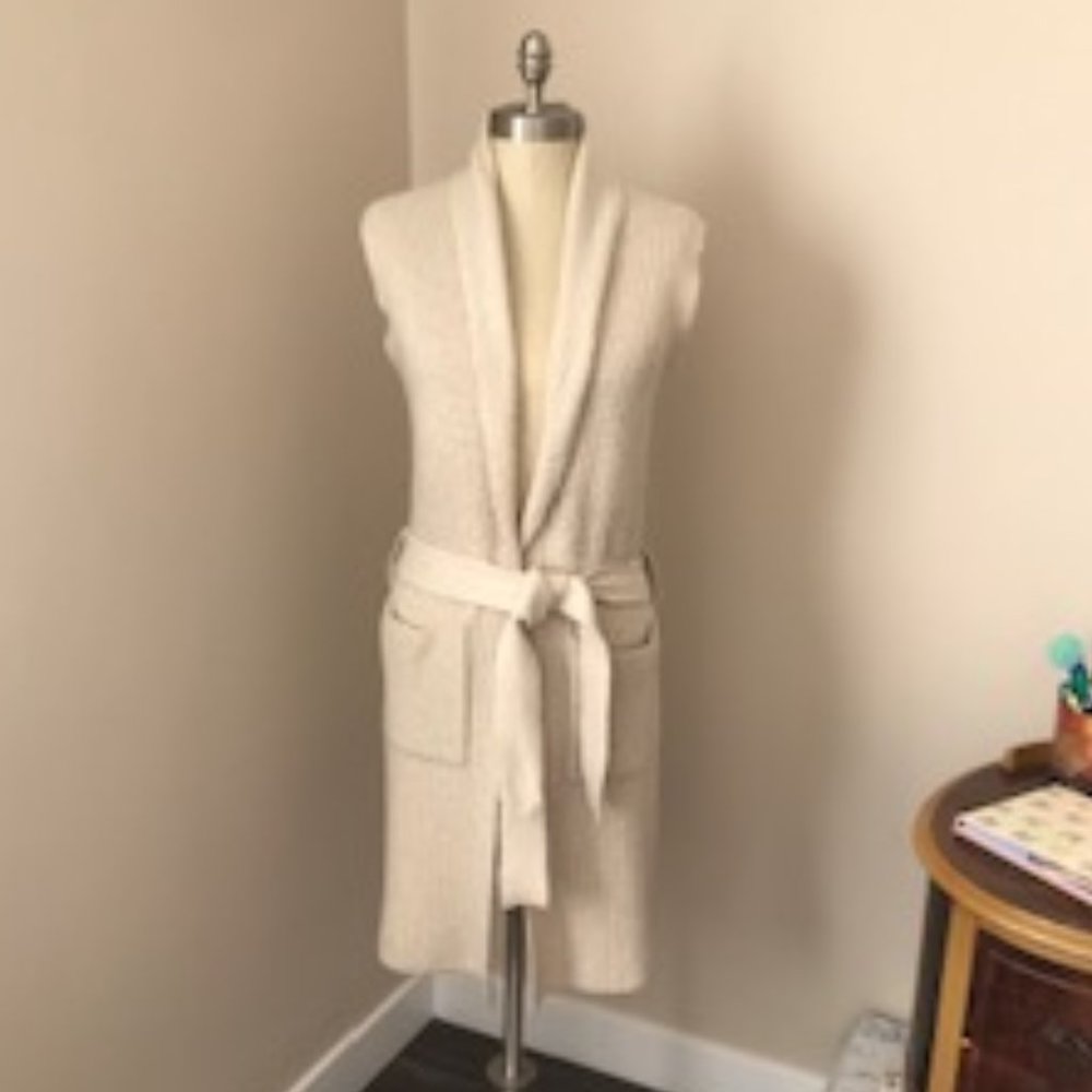 Duster Style Sweater Vest